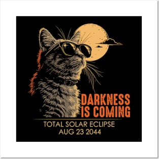 Darkness Is Coming Total Solar Eclipse Aug 23 2044 Posters and Art